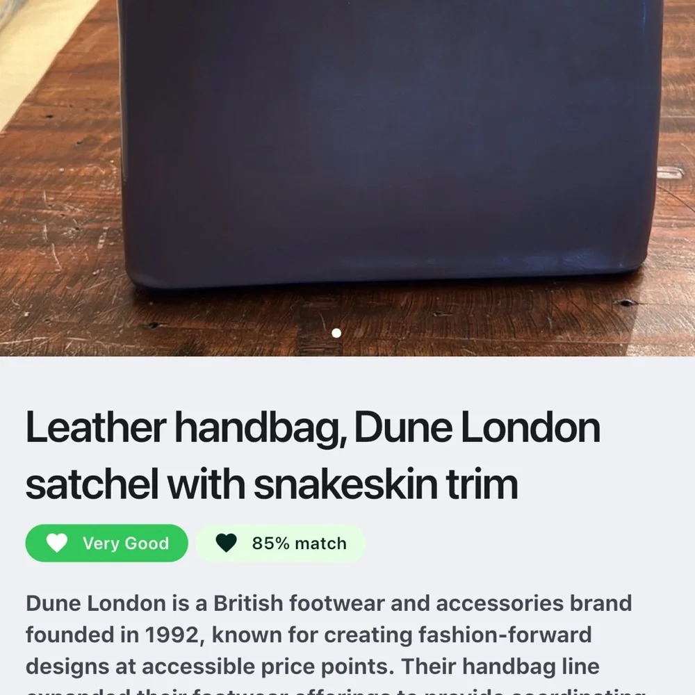 Dune London Glossy Taupe Shoulder Bag - Picture 3 of 6